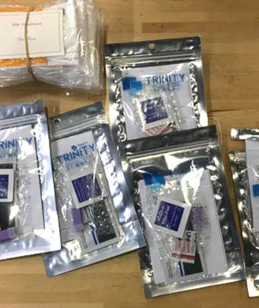 PHOTO: In a press release from June 3, 2020, Immigration and Customs Enforcement (ICE) Homeland Security Investigations (HSI) Baltimore special agents and Maryland law enforcement partners have seized over 14,000 unapproved COVID-19.