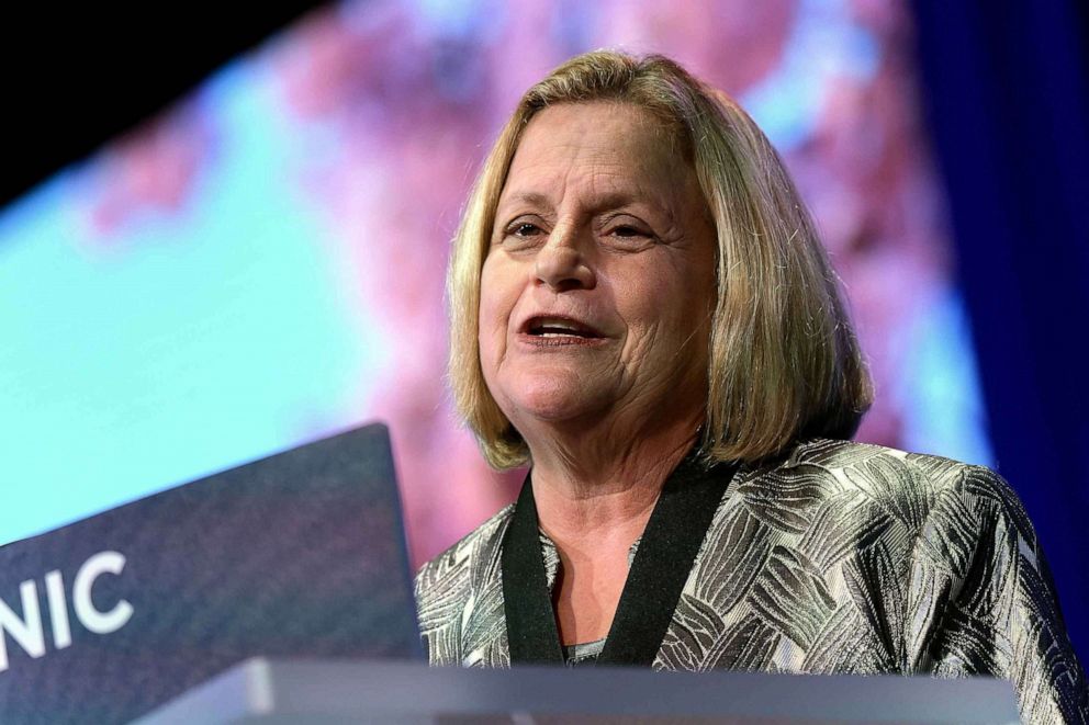 PHOTO: Rep. Ileana Ros-Lehtinen receives the 2018 Legacy Award at the 41st Annual Congressional Hispanic Caucus Institute (CHCI) Awards Gala, Sept. 13, 2018, in Washington, DC.