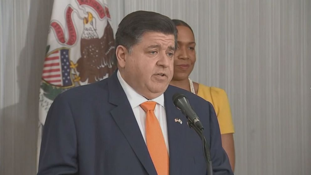 PHOTO: Illinois Gov. JB Pritzker, a Democrat, has advocated for the elimination of cash bail in his state, calling it a "step toward dismantling systemic racism."