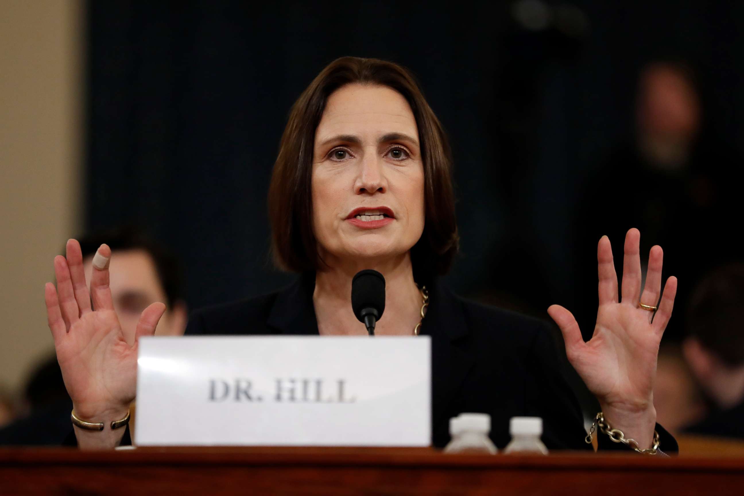 PHOTO: Former White House national security aide Fiona Hill testifies before the House Intelligence Committee on Capitol Hill in Washington, Nov. 21, 2019.
