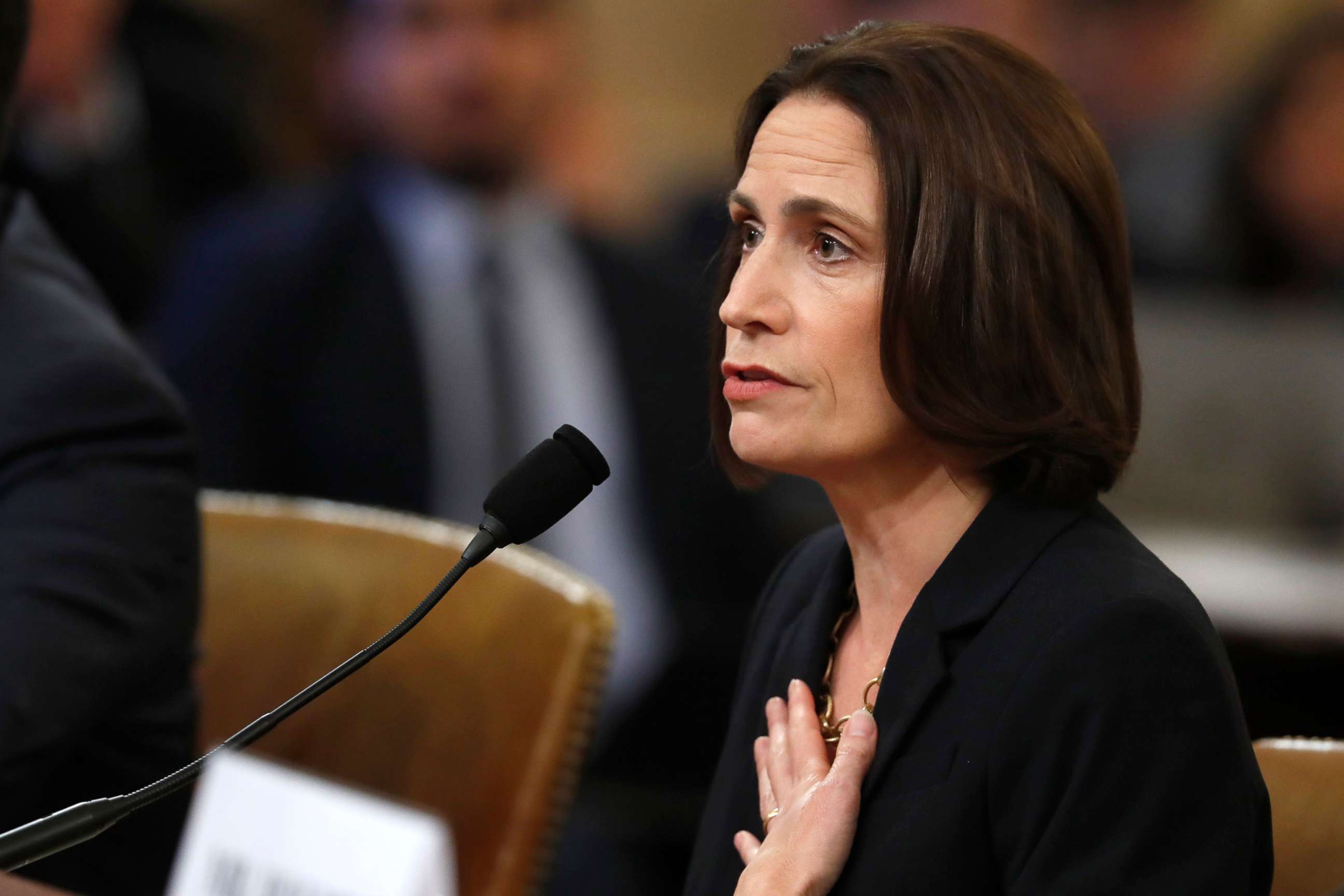 PHOTO: Former White House national security aide Fiona Hill testifies before the House Intelligence Committee on Capitol Hill in Washington, Nov. 21, 2019.