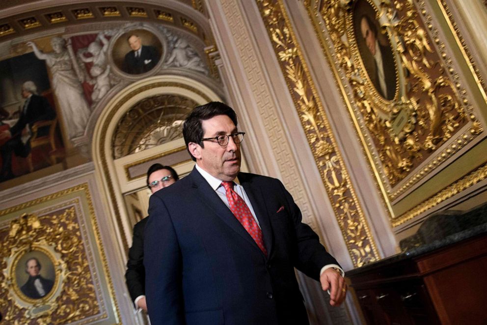 PHOTO: President Trump's personal attorney Jay Sekulow arrives for the impeachment trial of the president on Capitol Hill, January 31, 2020 in Washington. 