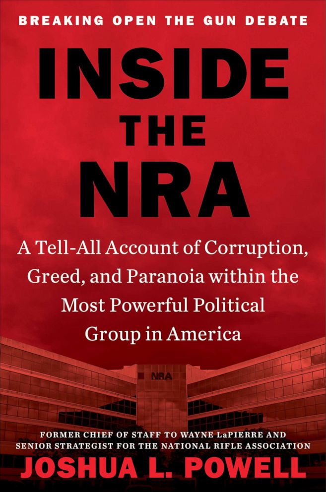 PHOTO: Joshua Powell, who previously served as the chief of staff for longtime NRA CEO Wayne LaPierre, has written a tell-all book called "Inside the NRA."