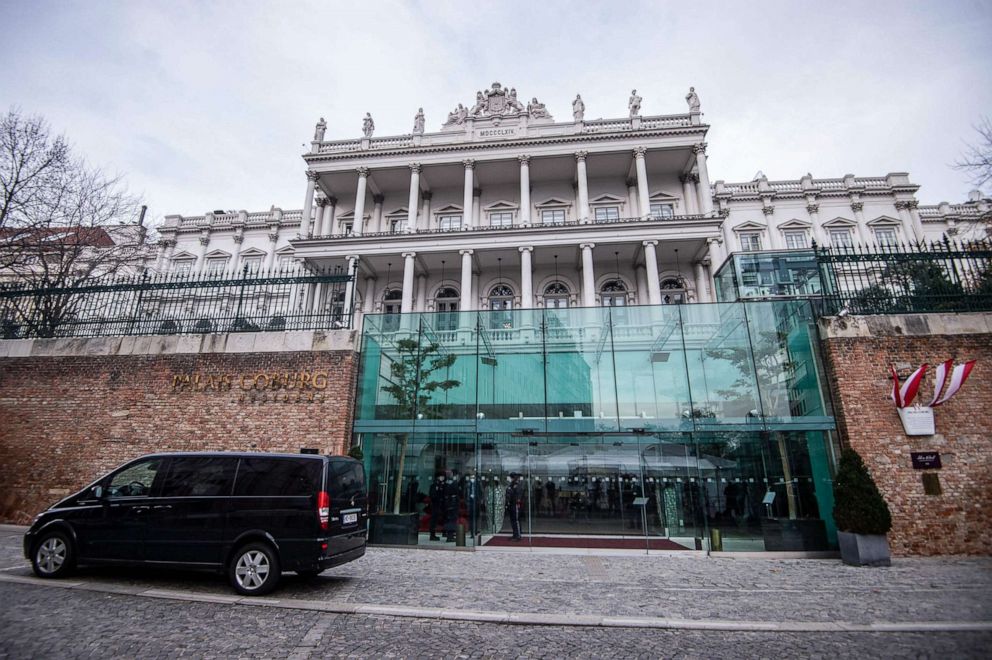 PHOTO: The Coburg Palais, the venue of the Joint Comprehensive Plan of Action meeting, is pictured in Vienna on Nov. 29, 2021.