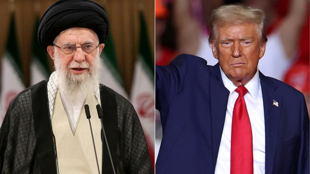 PHOTO: Iran's supreme leader Ayatollah Ali Khamenei | Donald Trump