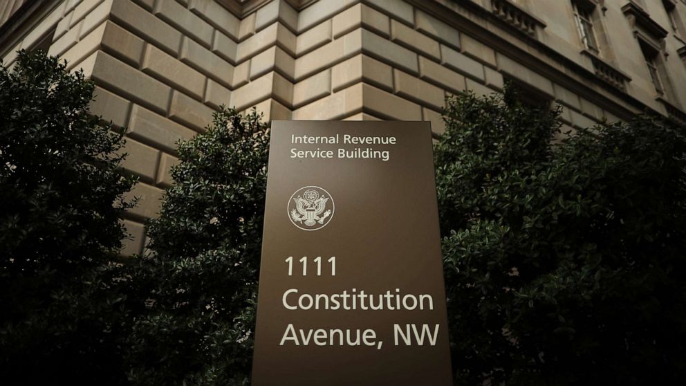 PHOTO: IRS headquarters building in Washington, D.C., April 27, 2020.