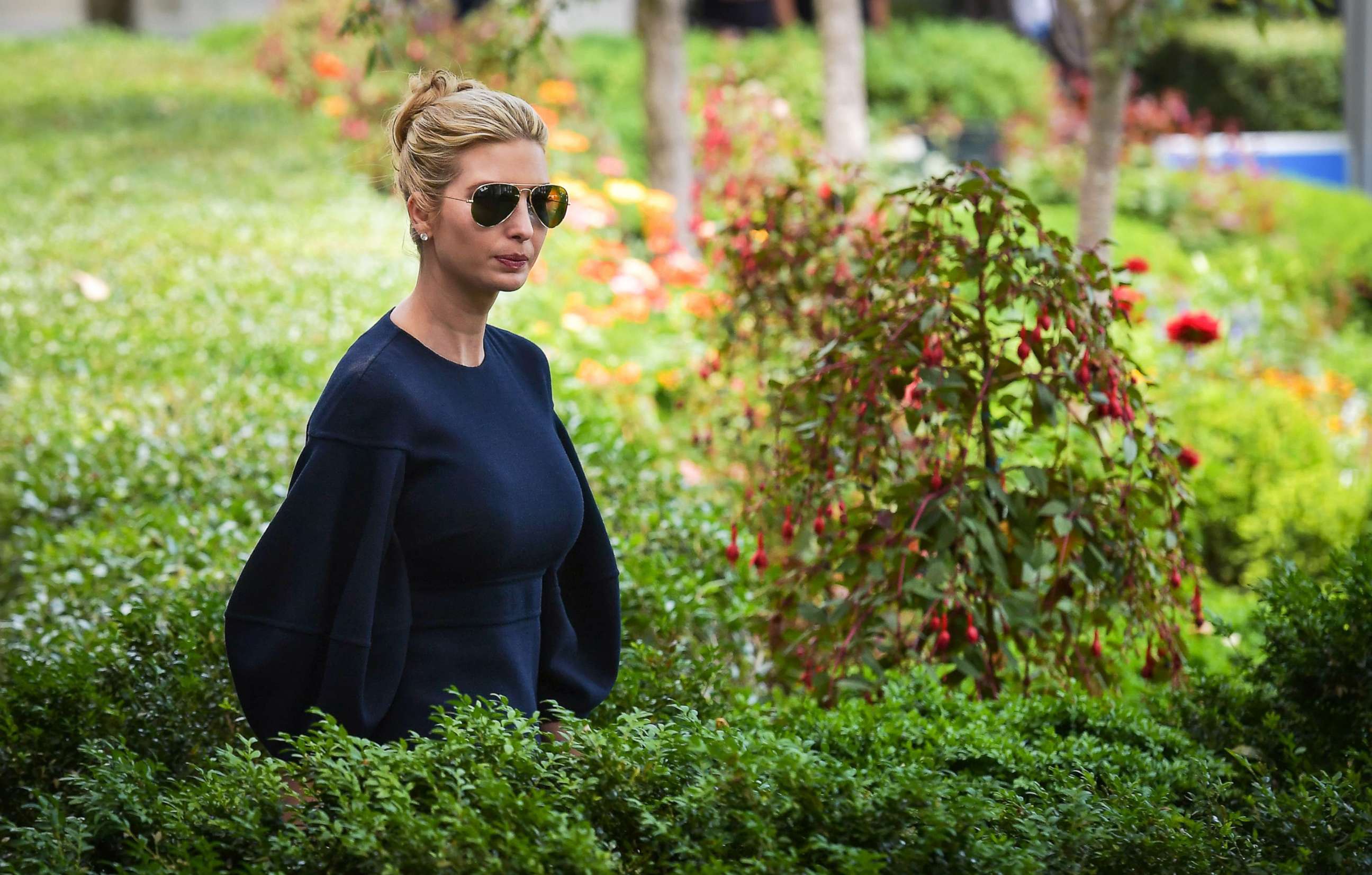 PHOTO: Ivanka Trump arrives for an event in the Rose Garden of the White House on June 7, 2018 in Washington, D.C.