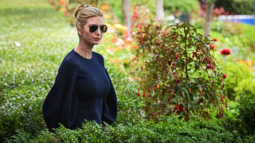 PHOTO: Ivanka Trump arrives for an event in the Rose Garden of the White House on June 7, 2018 in Washington, D.C.