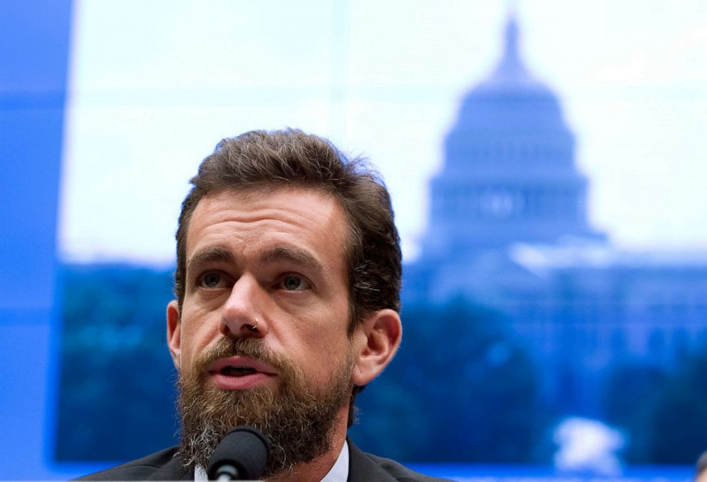 PHOTO: In this Sept. 5, 2018, file photo Twitter CEO Jack Dorsey testifies before the House Energy and Commerce Committee in Washington. 