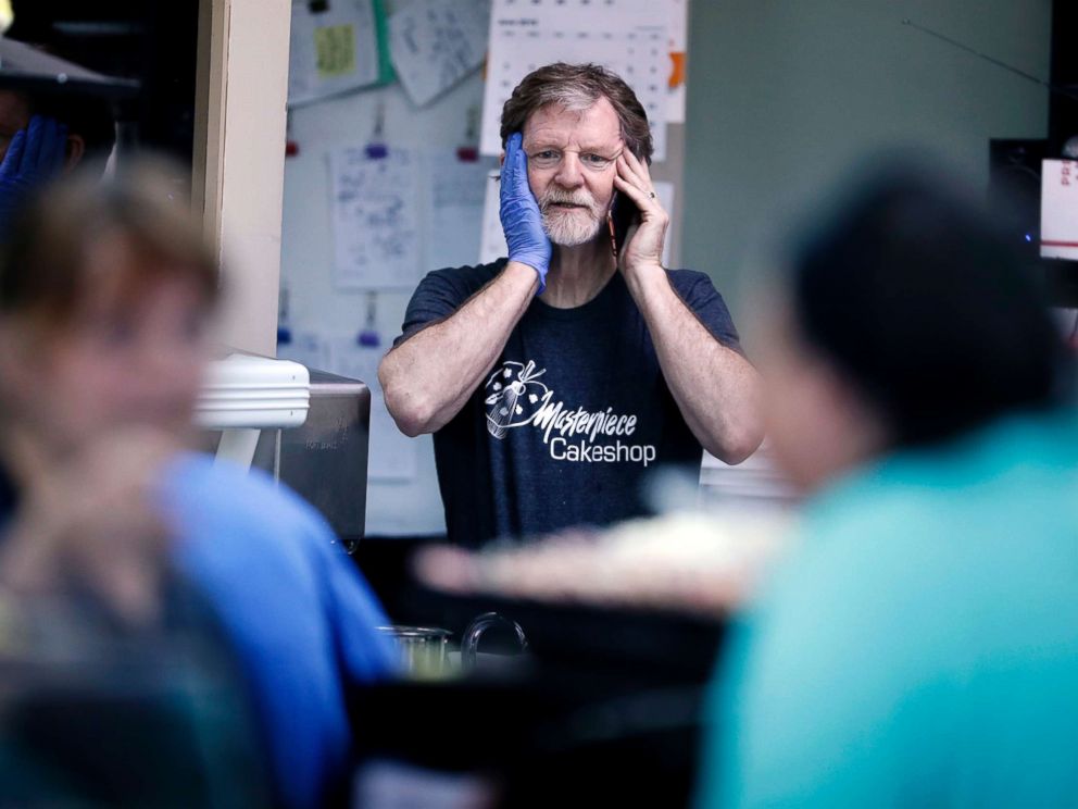 PHOTO: Baker Jack Phillips, owner of Masterpiece Cakeshop, June 4, 2018, in Lakewood, Colo.
