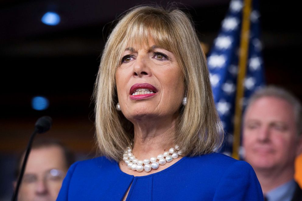 PHOTO: Jackie Speier attends a news conference in this Jan. 6, 2016 file photo.