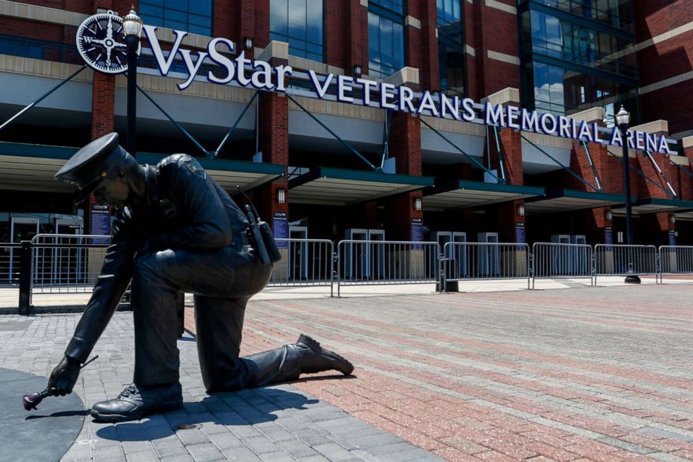 PHOTO: The VyStar Veterans Memorial Arena is pictured on Wednesday, June 17, 2020, in Jacksonville.