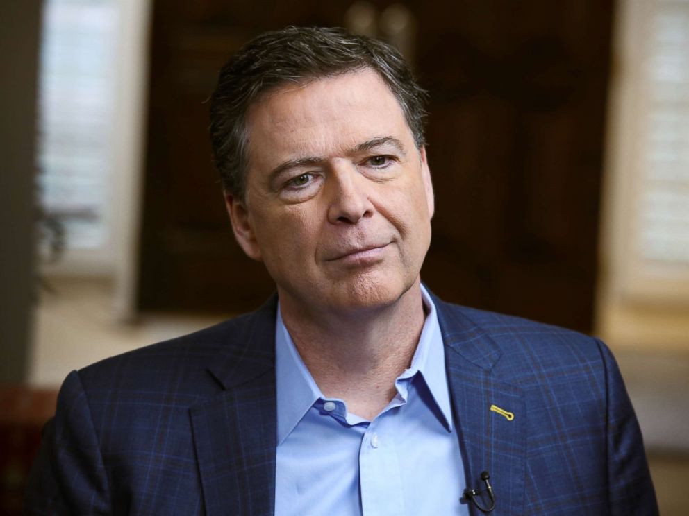 PHOTO: George Stephanopoulos sits down with former FBI director James Comey for an exclusive interview that will air during a primetime 20/20 special on Sunday, April 15, 2018 on the ABC Television Network.