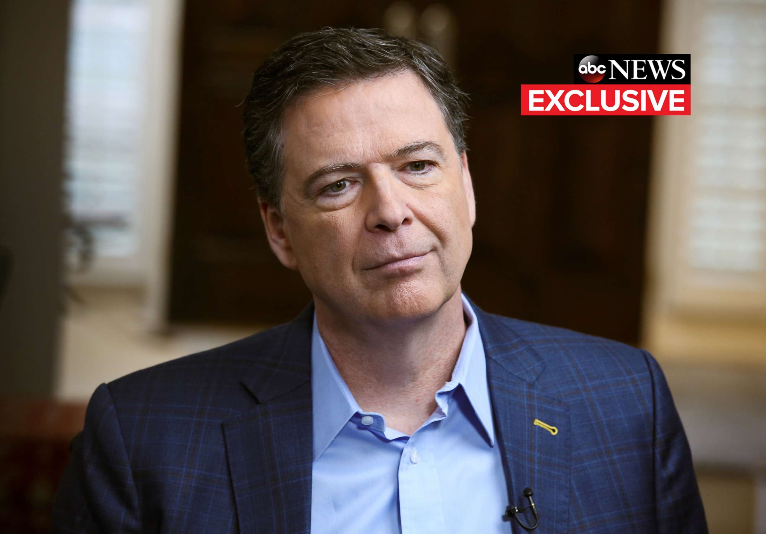 PHOTO: ABC News Chief Anchor George Stephanopoulos sits down with former FBI director James Comey for an exclusive interview that will air during a primetime "20/20" special on Sunday, April 15, 2018 on the ABC Television Network.