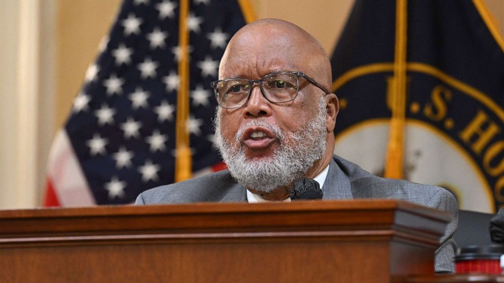 PHOTO:  Rep. Bennie Thompson, Chairman of the Select Committee to Investigate the Jan. 6th Attack on the US Capitol, speaks during a hearing on the Jan. 6th investigation on June 13, 2022 on Capitol Hill in Washington, D.C.