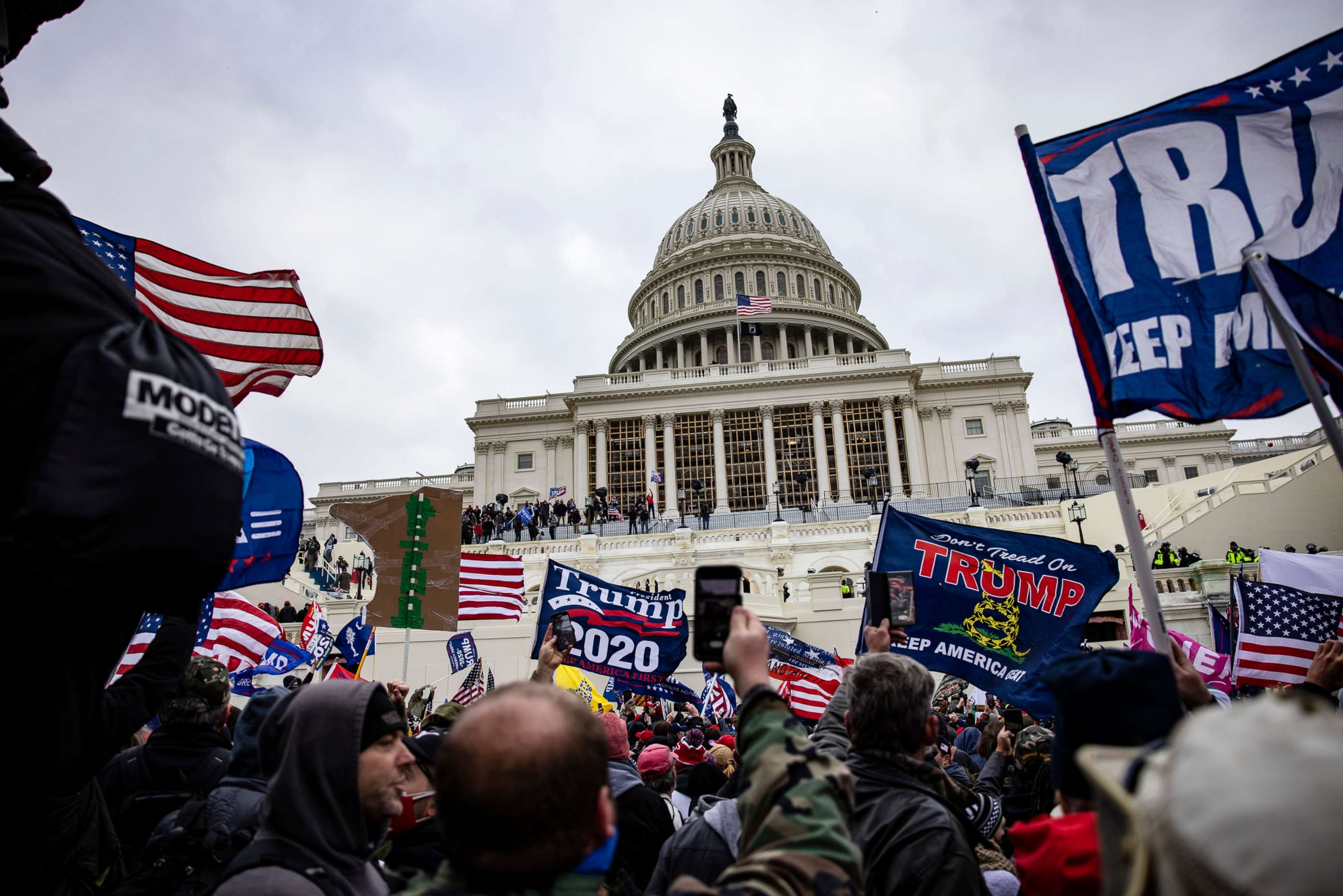 PHOTO: Pro-Trump supporters storm the U.S. Capitol following a rally with President Donald Trump on Jan. 6, 2021, in Washington, D.C.