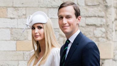 PHOTO: Jared Kushner and Ivanka Trump visit Westminster Abbey, June 3, 2019, in London.