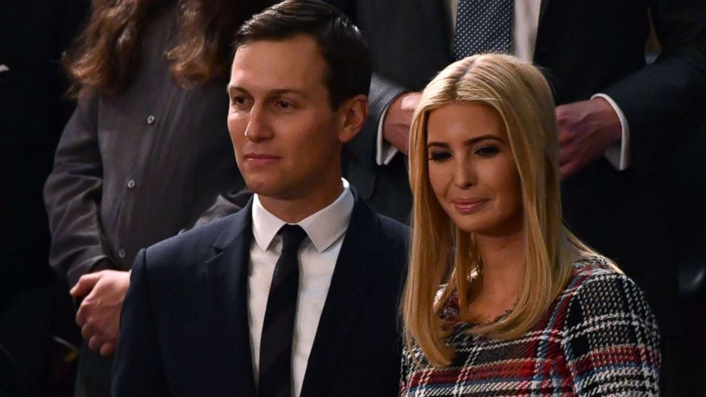 PHOTO: Senior Advisor to the President Jared Kushner and Ivanka Trump arrive for the State of the Union address at the U.S. Capitol in Washington, Jan. 30, 2018.