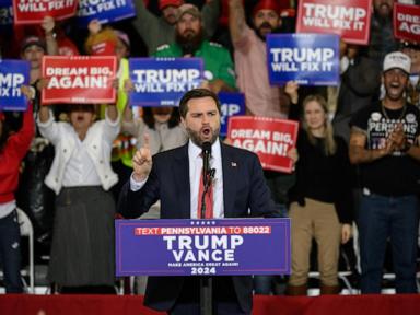 Trump campaign looks to Vance to help them over the finish line in Pennsylvania