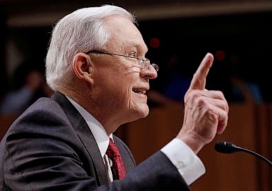 PHOTO: U.S. Attorney General Jeff Sessions testifies before a Senate Intelligence Committee hearing on Capitol Hill in Washington, D.C., June 13, 2017.