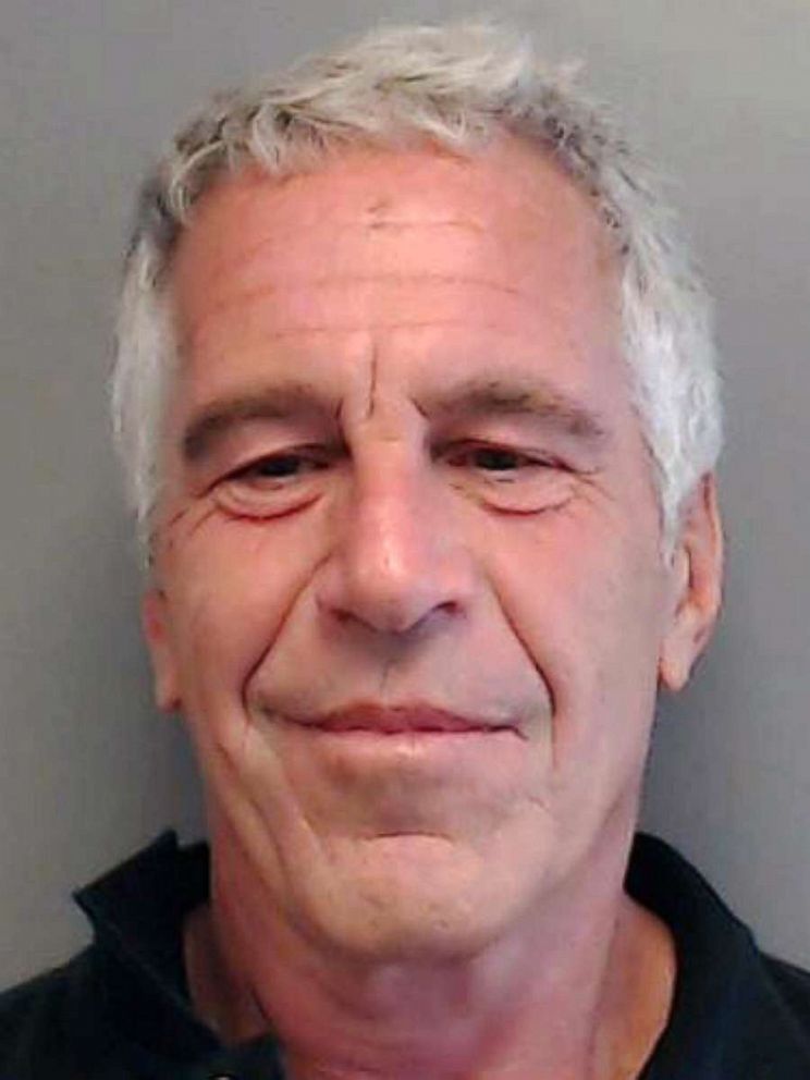 PHOTO: Handout provided by the Florida Department of Law Enforcement of Jeffrey Epstein posing for a sex offender mugshot after being charged with procuring a minor for prostitution on July 25, 2013.