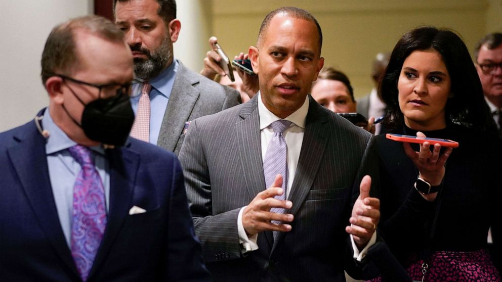 With Nancy Pelosi stepping down, New York Rep. Hakeem Jeffries, chair of the House Democratic Caucus, is her likely successor as Democratic leader.