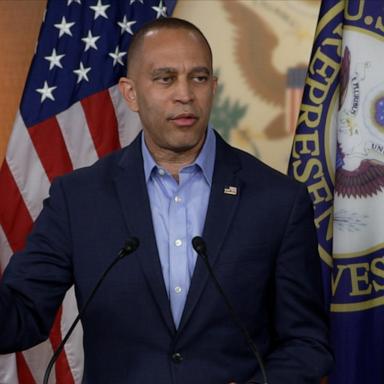 House Minority Leader Hakeem Jeffries tussled with reporters Friday, pushing back against the notion that the Democratic Party is fractured.