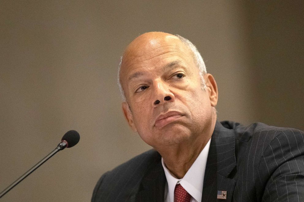 PHOTO: Former Secretary of the U.S. Department of Homeland Security Jeh Johnson testifies during a special Senate Committee on Homeland Security and Governmental affairs hearing on Sept. 9, 2019 in New York.