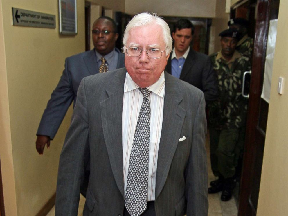 PHOTO: Jerome Corsi arrives at the immigration department in Nairobi, Kenya, Oct. 7, 2008.
