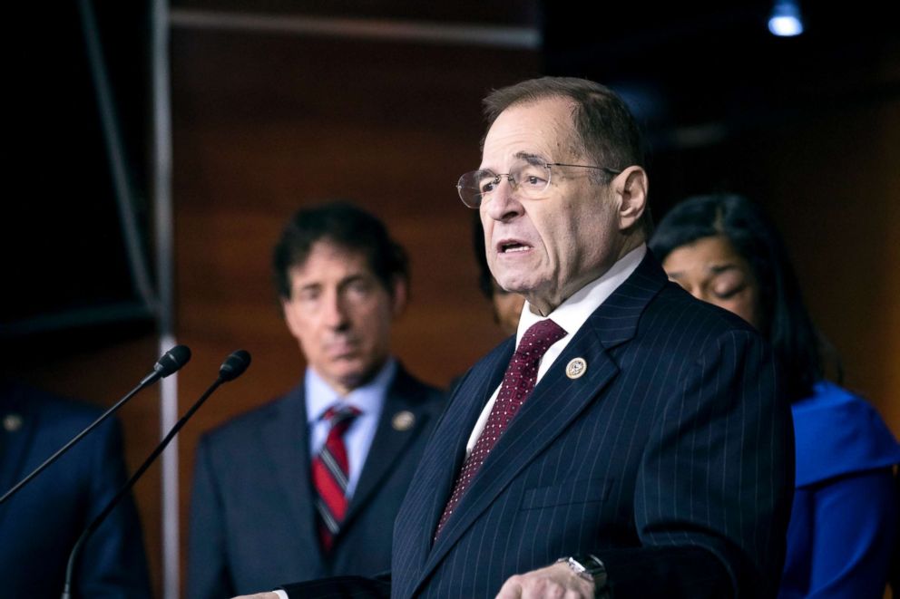 PHOTO: Jerry Nadler speaks on Capitol Hill, Jan. 18, 2018, in Washington.