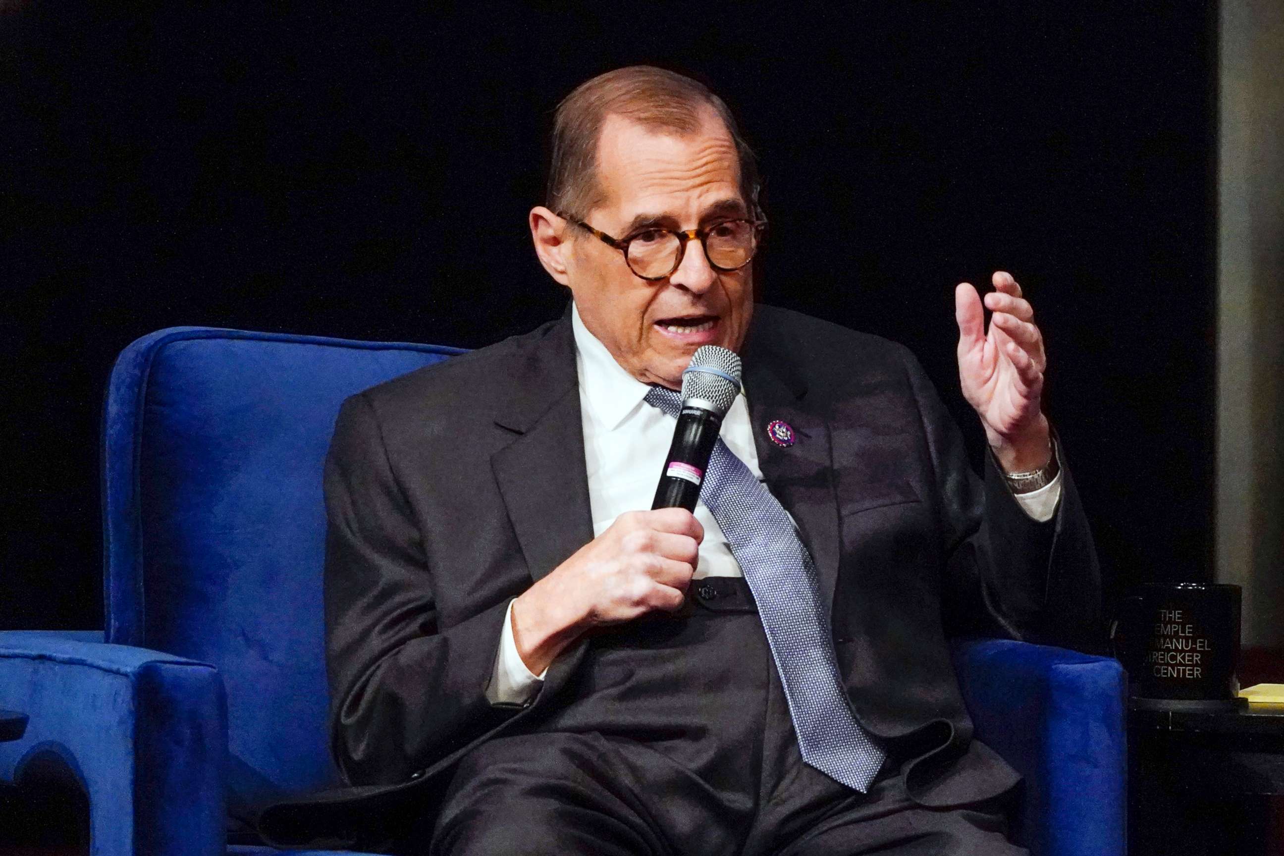 PHOTO: Rep. Jerry Nadler speaks at the NY-12 Candidate Forum Wednesday, Aug. 10, 2022, in New York.