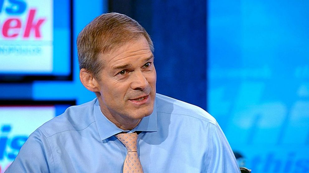 PHOTO: Jim Jordan appears on "This Week with George Stephanopoulos," Oct. 6, 2019.