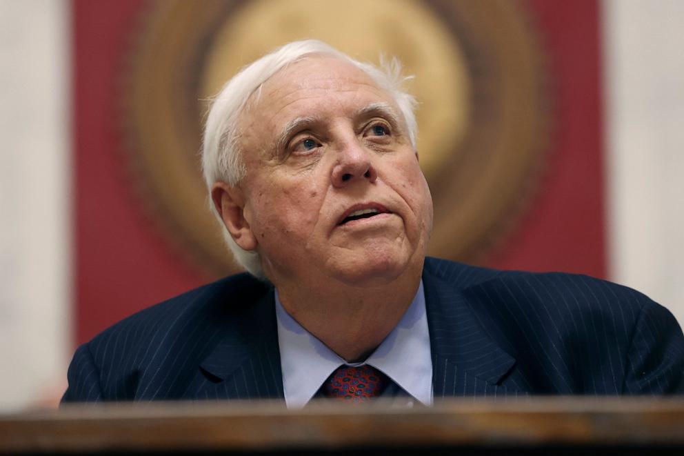 PHOTO: West Virginia Gov. Jim Justice, the Republican senatorial candidate, delivers his State of the State address, Jan. 10, 2024, in Charleston, W.Va.
