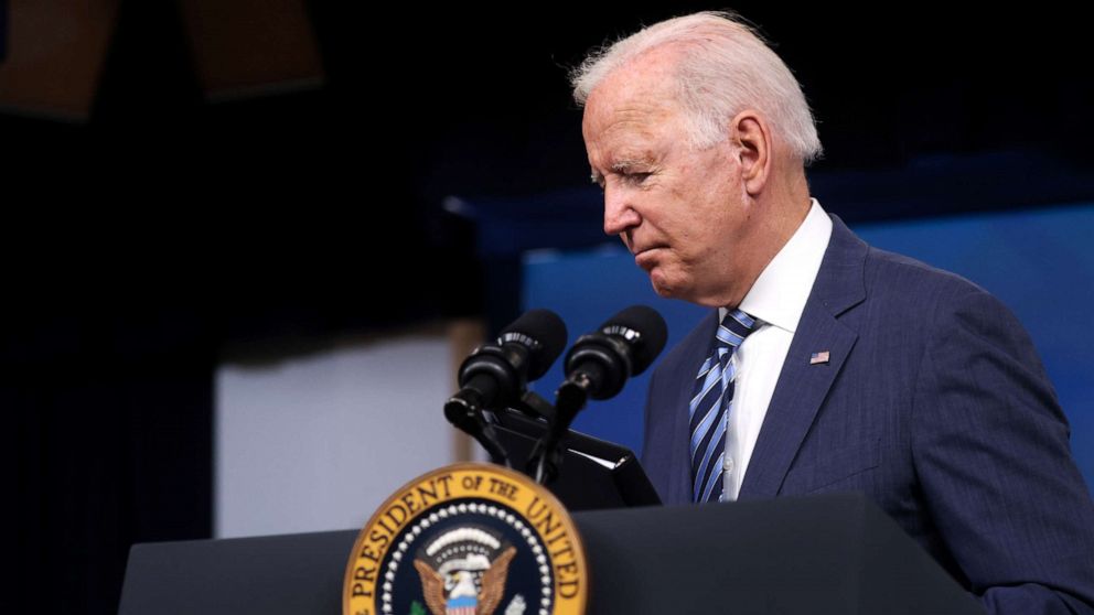 Biden’s job approval drops to 44% amid broad criticism on Afghanistan: POLL