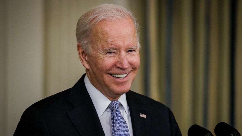 “We took a monumental step forward as a nation,” President Joe Biden said Saturday morning at the White House.