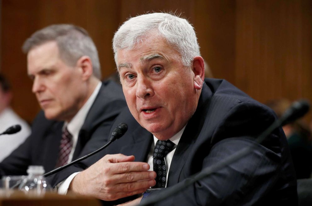 PHOTO: Retired four-star Army General John Abizaid testifies before the Senate Foreign Relations Committee during his confirmation hearing to be U.S. ambassador to Saudi Arabia on Capitol Hill in Washington, March 6, 2019.