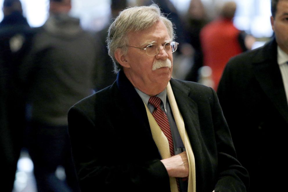 PHOTO: Former U.S. Ambassador to the United Nations John Bolton arrives for a meeting with U.S. President-elect Donald Trump at Trump Tower in New York, Dec. 2, 2016.