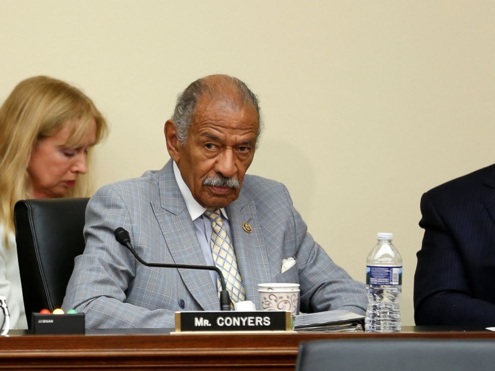 PHOTO: U.S. Representative John Conyers (D-MI) participates in a House Judiciary Committee hearing on Capitol Hill in Washington, July 12, 2016.