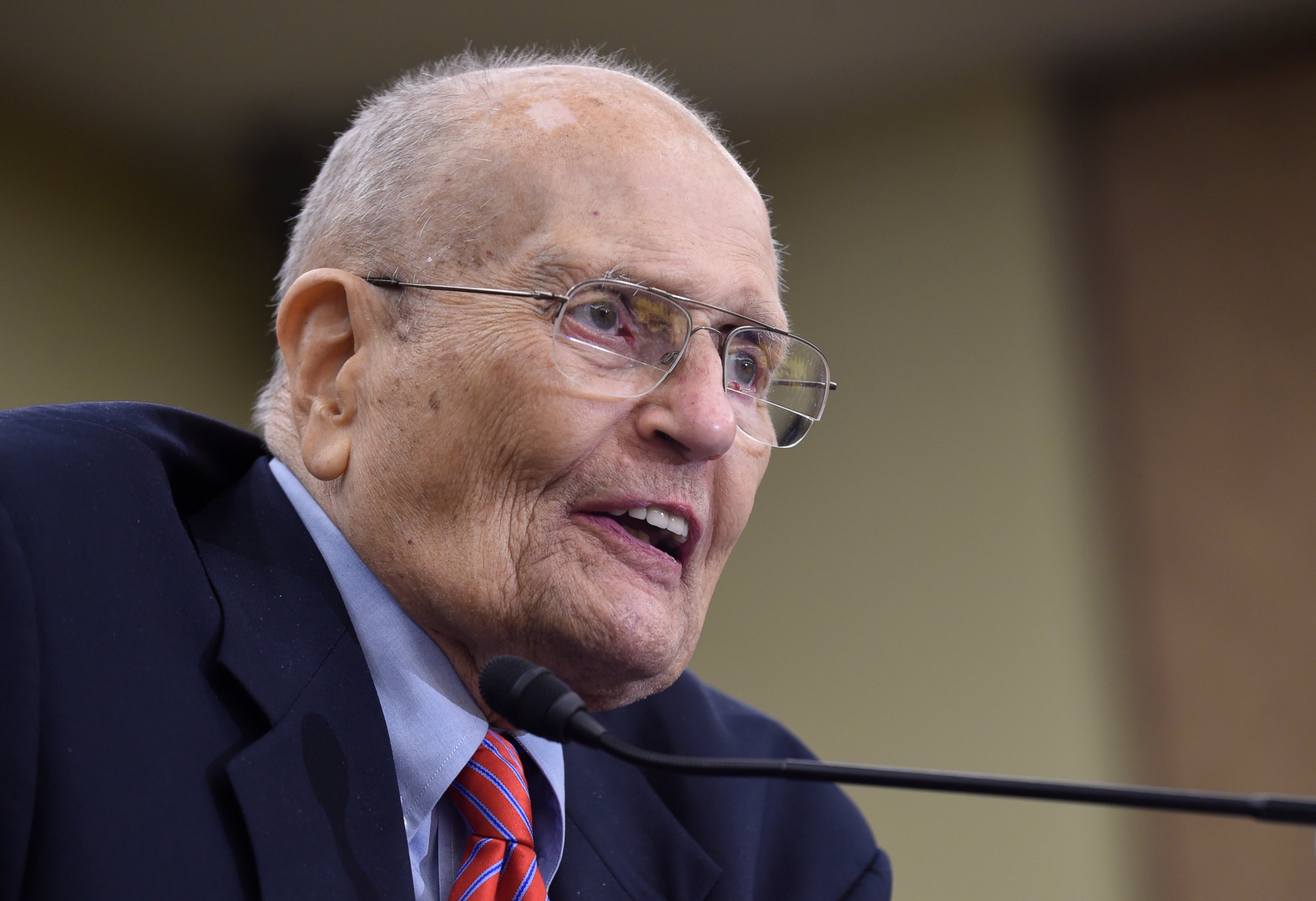 PHOTO: In this July 29, 2015 file photo, former Rep. John Dingell, D-Mich., speaks at an event marking the 50th Anniversary of Medicare and Medicaid on Capitol Hill in Washington. 