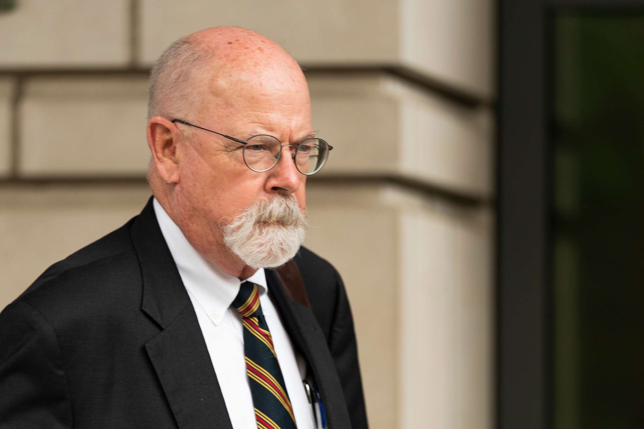 PHOTO: Special counsel John Durham, the prosecutor appointed to investigate potential government wrongdoing in the early days of the Trump-Russia probe, leaves federal court in Washington, D.C., May 16, 2022.