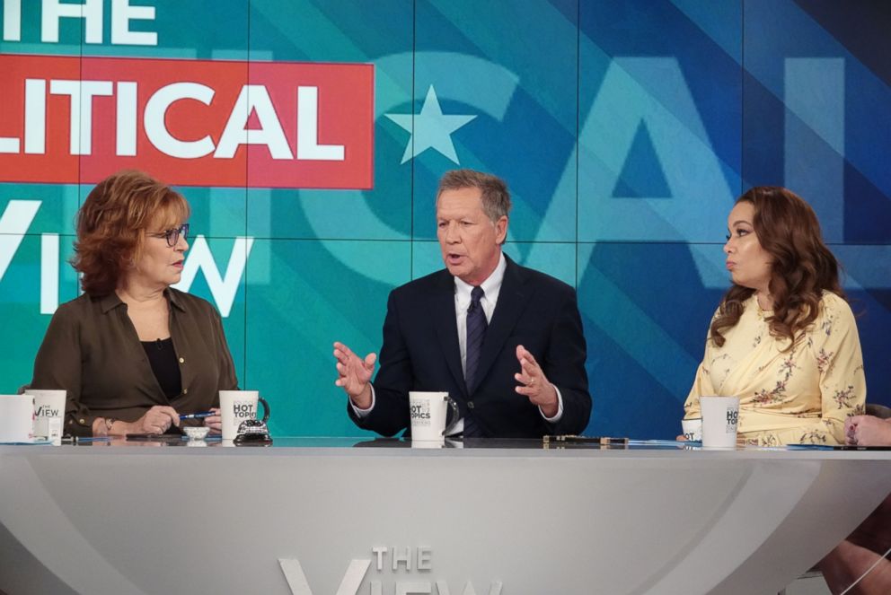 PHOTO: Ohio Gov. John Kasich joined The View Nov. 5, 2018, ahead of Tuesdays midterm elections.