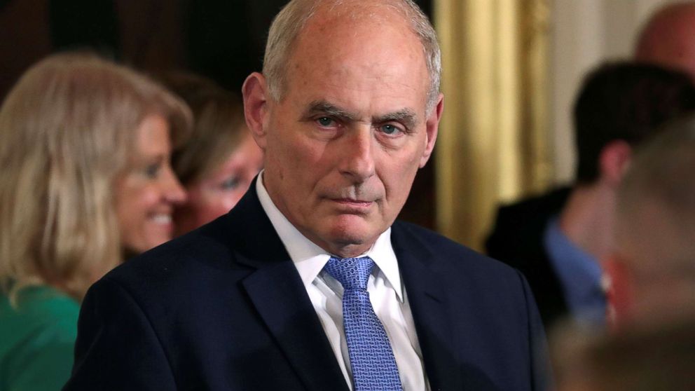 PHOTO: White House Chief of Staff John Kelly attends an event at the White House in Washington, D.C., June 26, 2018.