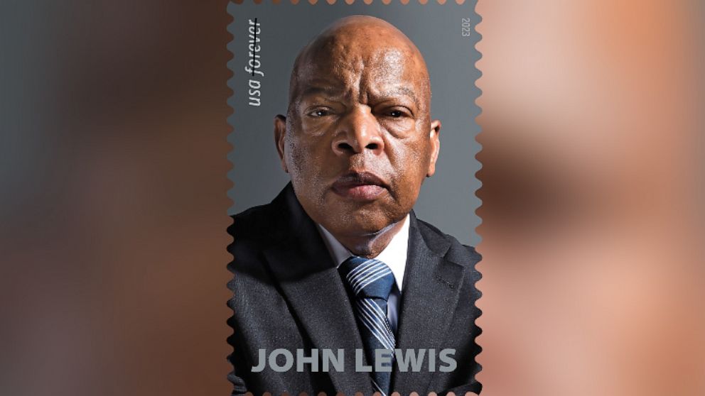 PHOTO: The U.S. Postal Service Reveals Additional Stamps for 2023 including civil rights leader and U.S. Rep. John Lewis.