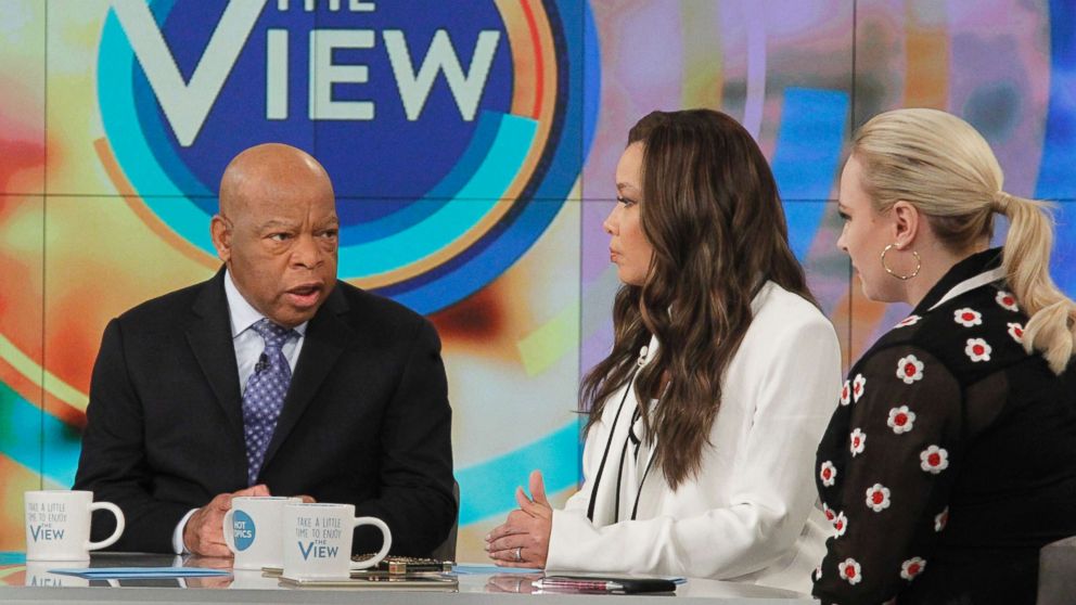 Sen. John Lewis joined "The View" to discuss how Martin Luther King Jr. would have dealt with the Trump presidency.