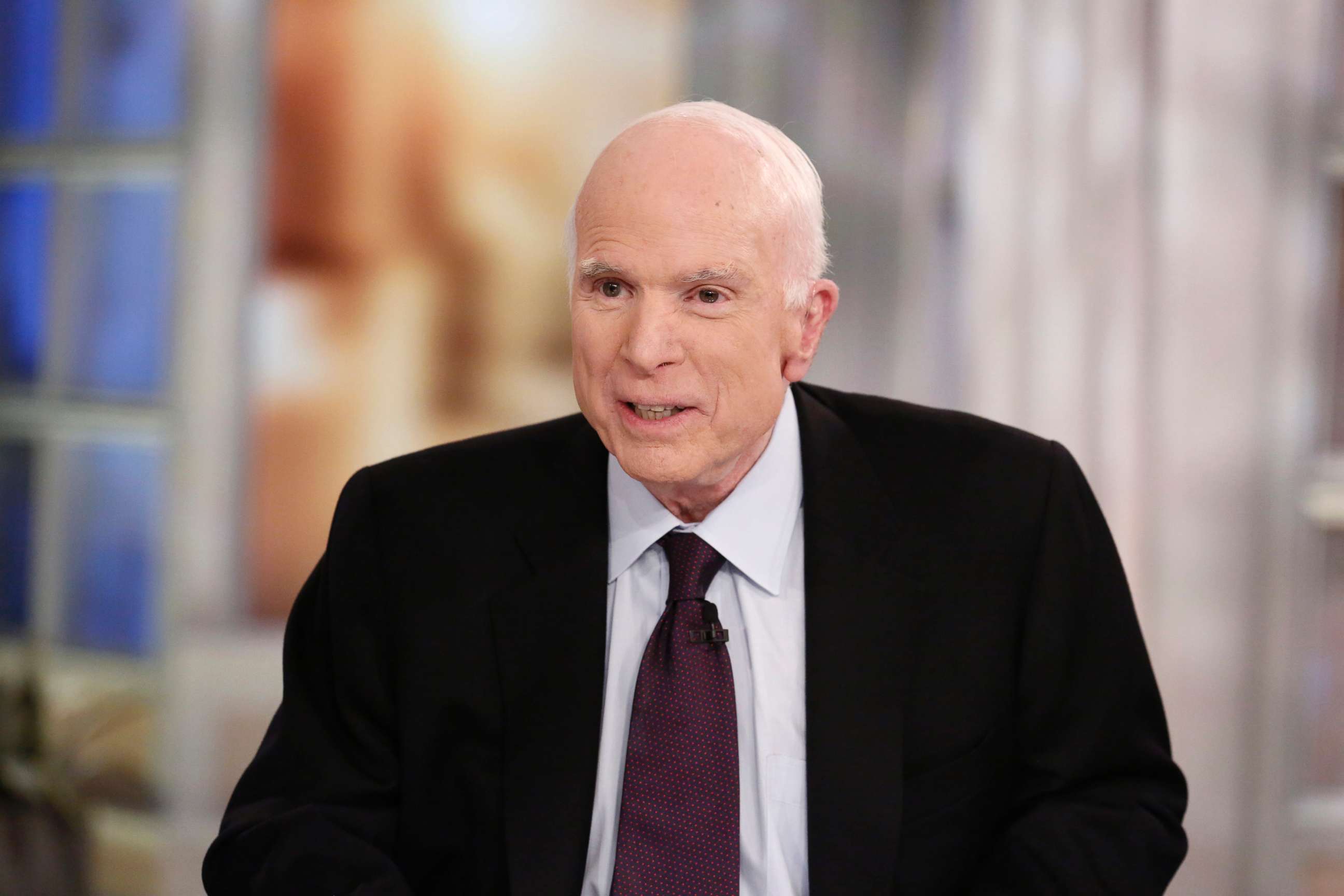 PHOTO: Sen. John McCain on "The View," which aired Oct. 23, 2017 on ABC Television Network.