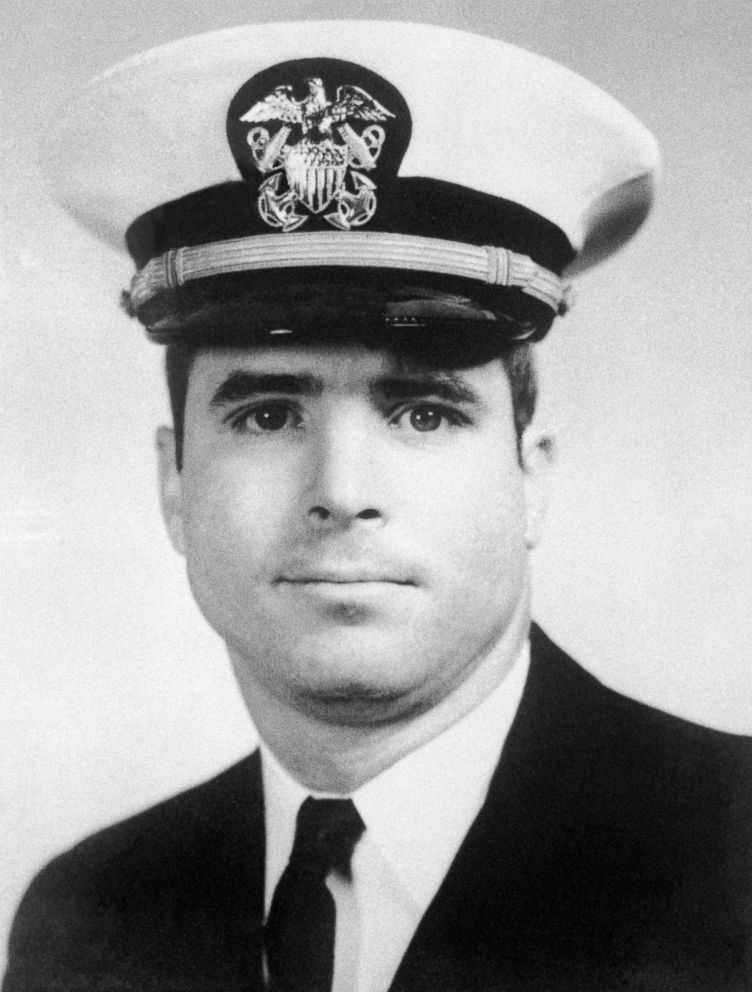 PHOTO: U.S. Navy flier Lt. Commander John Sydney McCain shown in this file photo.