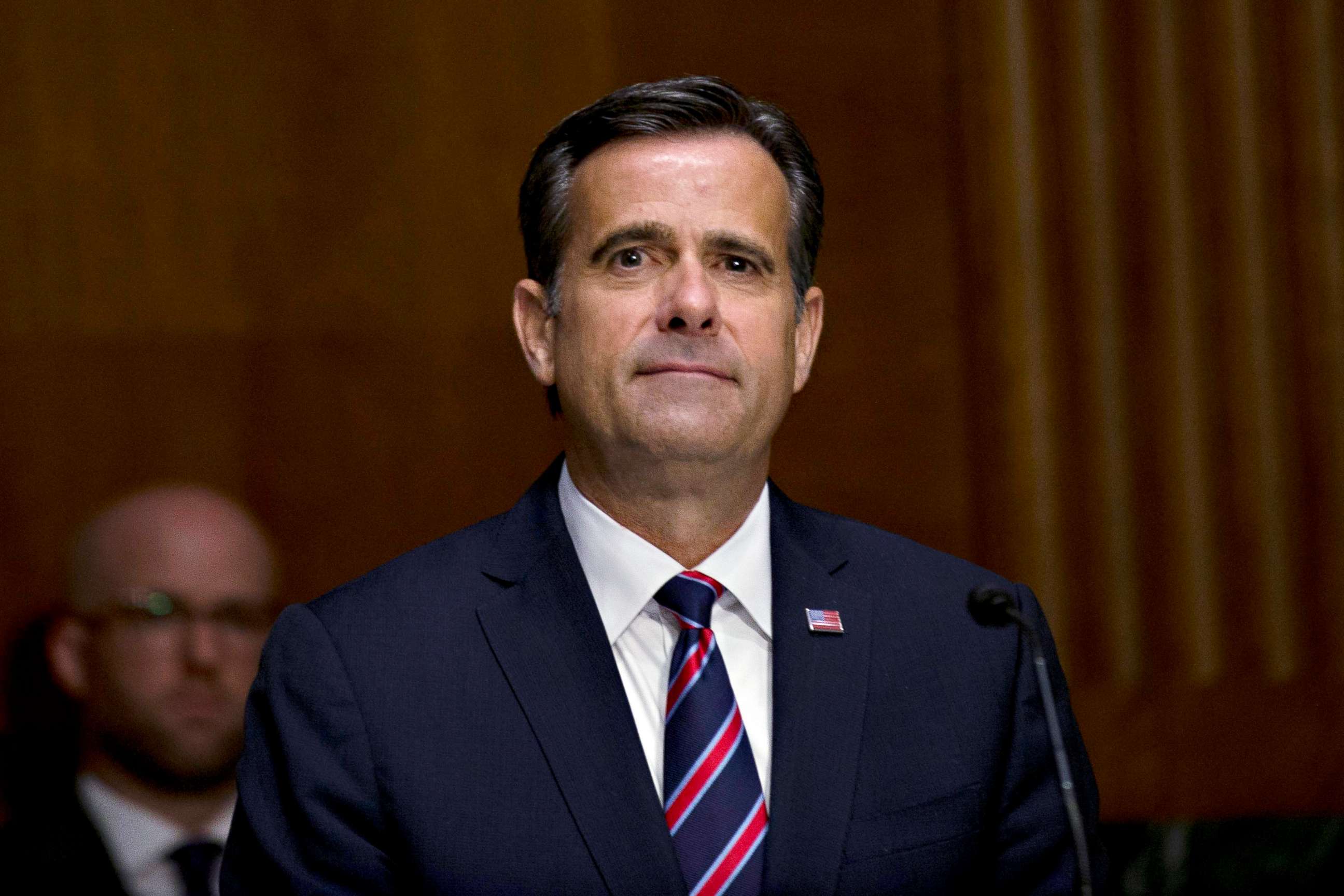 PHOTO: John Ratcliff testifies before a Senate Intelligence Committee nomination hearing for director of national intelligence on Capitol Hill in Washington, May. 5, 2020.