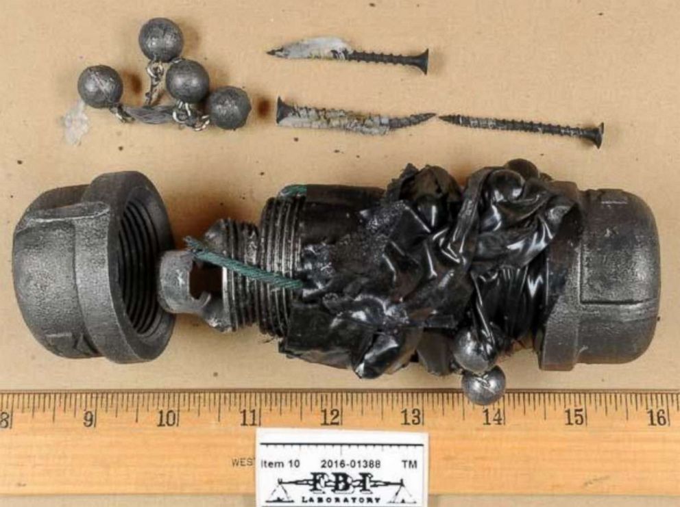 PHOTO: One of four IEDs recovered by law enforcement at the home of John Roos in April 2016.