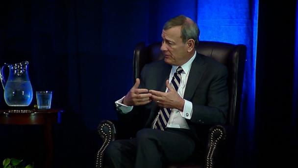 In a rare on-camera appearance on Wednesday, Chief Justice John Roberts rebuked President Donald Trump’s call to impeach a judge who ruled against his administration’s immigration policies.