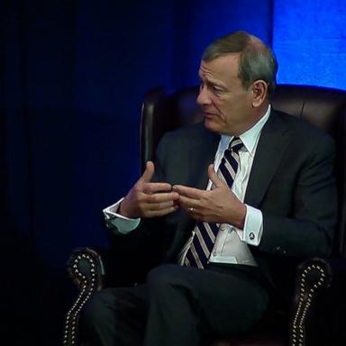 In a rare on-camera appearance on Wednesday, Chief Justice John Roberts rebuked President Donald Trump’s call to impeach a judge who ruled against his administration’s immigration policies.